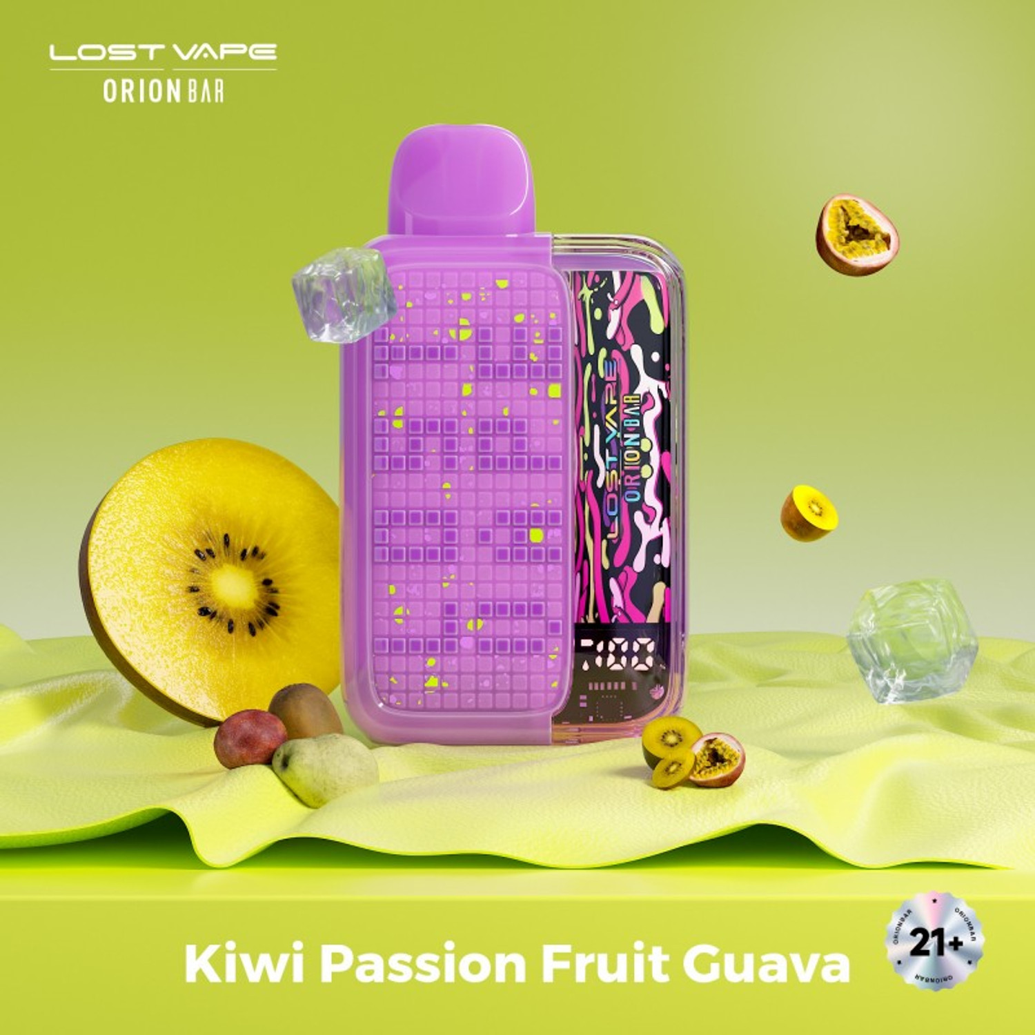 KIWI PASSION FRUIT GUAVA – Orion Bar 10000