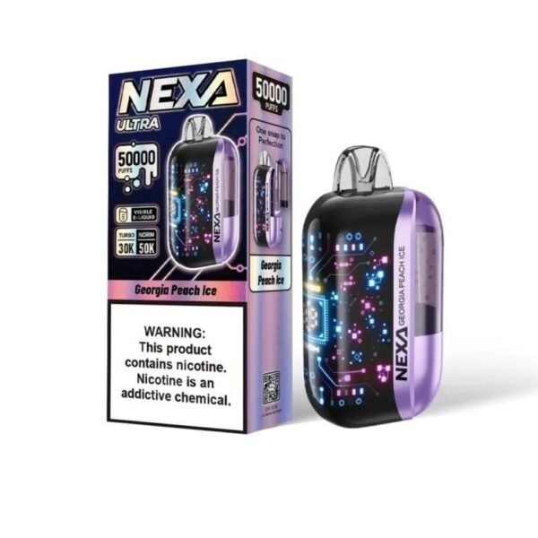 Georgia Peach Ice Nexa Ultra 50000 Disposable Vape - 20mL