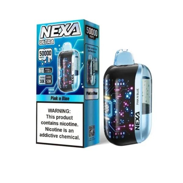 Pink N Blue Nexa Ultra 50000 Disposable Vape - 20mL
