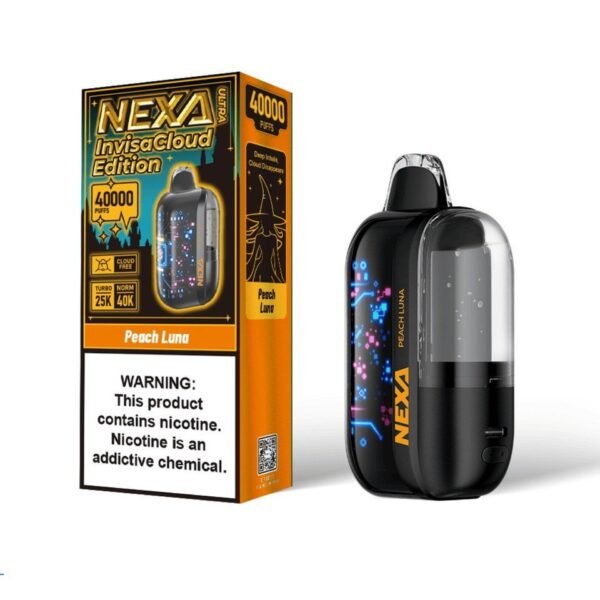 Peach Luna NEXA Ultra 50000 InvisaCloud Disposable Vape - 5% Nic