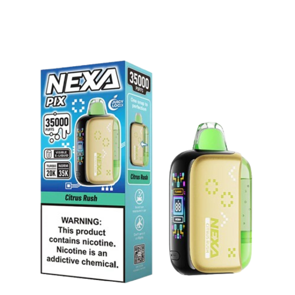 Citrus Rush Nexa Pix 35K Puffs Disposable Vape - 16mL