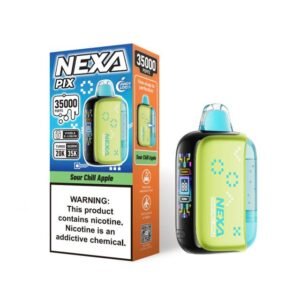 Sour Chill Apple Nexa Pix 35K Puffs Disposable Vape - 16mL