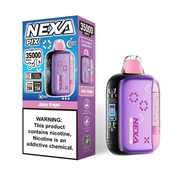 Juicy Grape Nexa Pix 35K Puffs Disposable Vape - 16mL